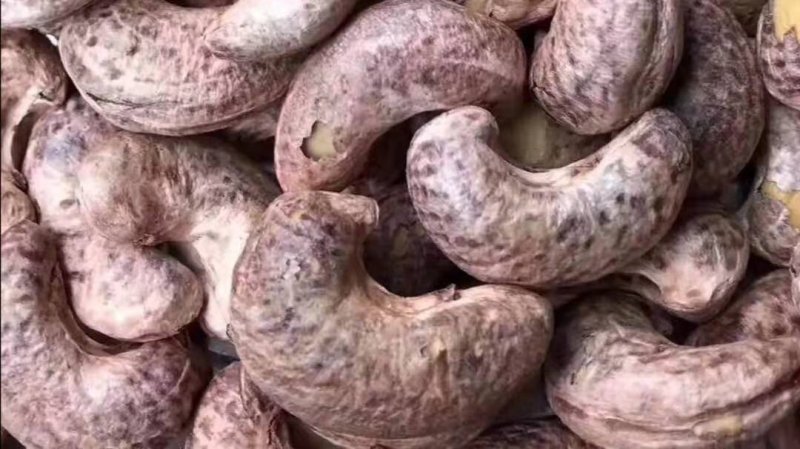 越南腰果紫皮W特大腰果越南原装虎皮炭烧盐焗腰果
