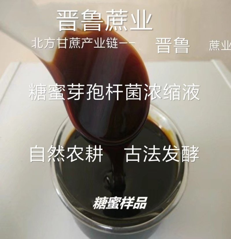 糖蜜北方甘蔗手工糖蜜手工红糖后的天然红糖糖蜜