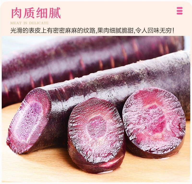 新鲜紫皮胡萝卜水果黑萝卜生吃沙窝紫心萝卜青农家蔬菜