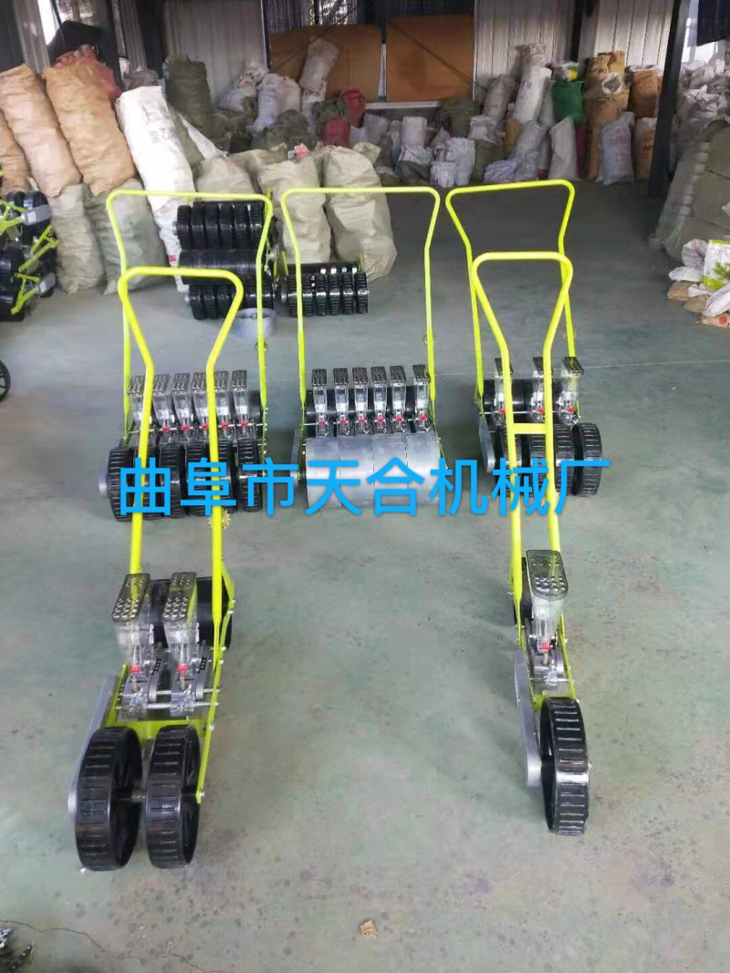 人力手推蔬菜播种机
