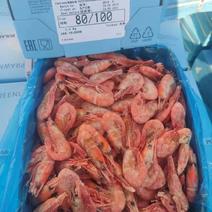 北极甜虾纯头籽80-100甜虾
