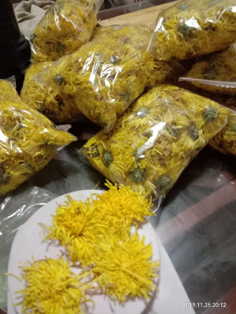 自家生产的菊花茶