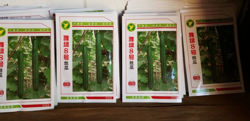 广东省农科院出品，一代交配，雅绿8号丝瓜种子。