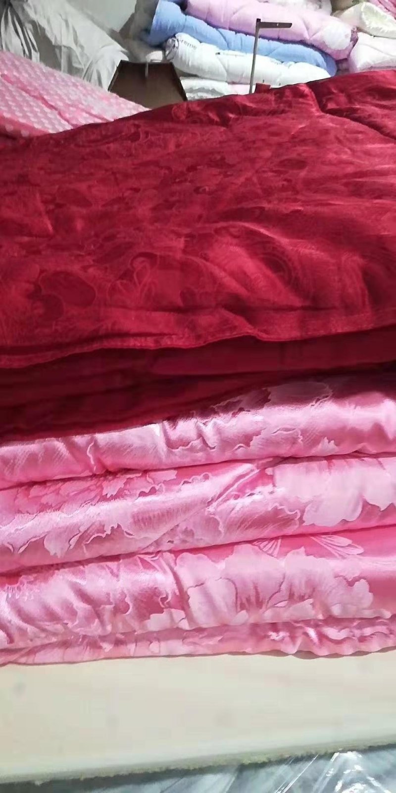 【80一公斤】绵羊绒做被子棉服白色绵羊绒《细度19》