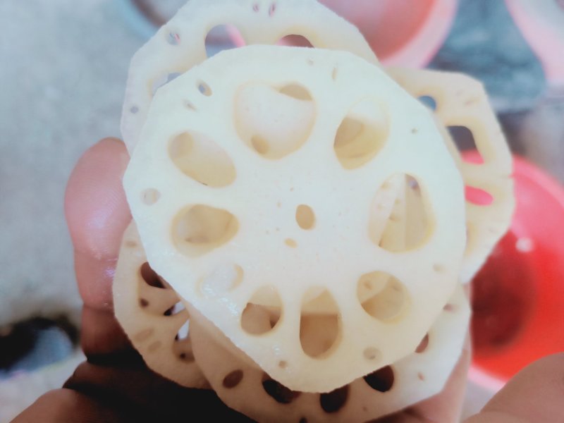 清水藕片莲藕宴席半成品