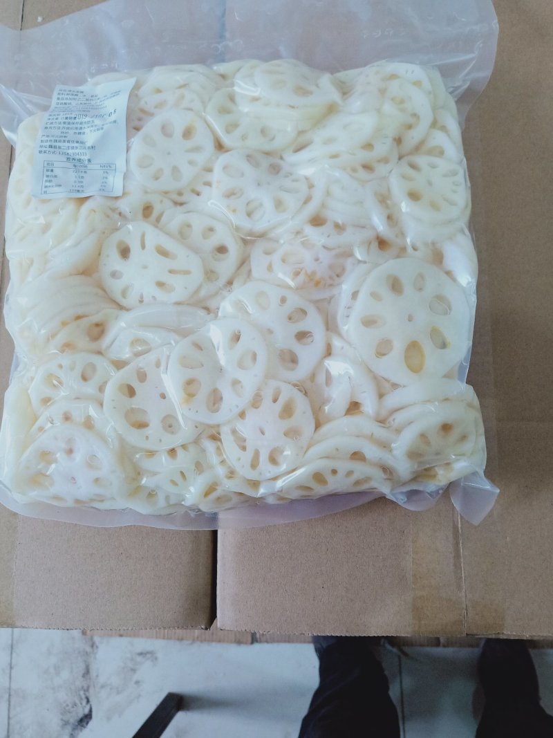 清水藕片莲藕酒店食材保质期12个月