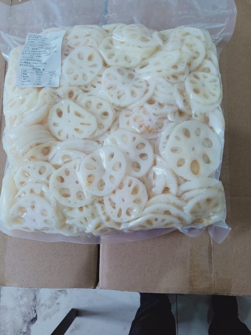 清水藕片莲藕酒店食材保质期12个月