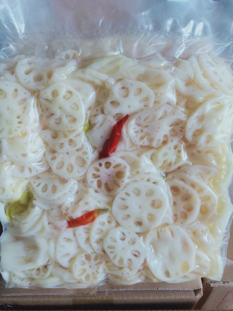 糖醋藕片泡椒藕片酒店凉菜