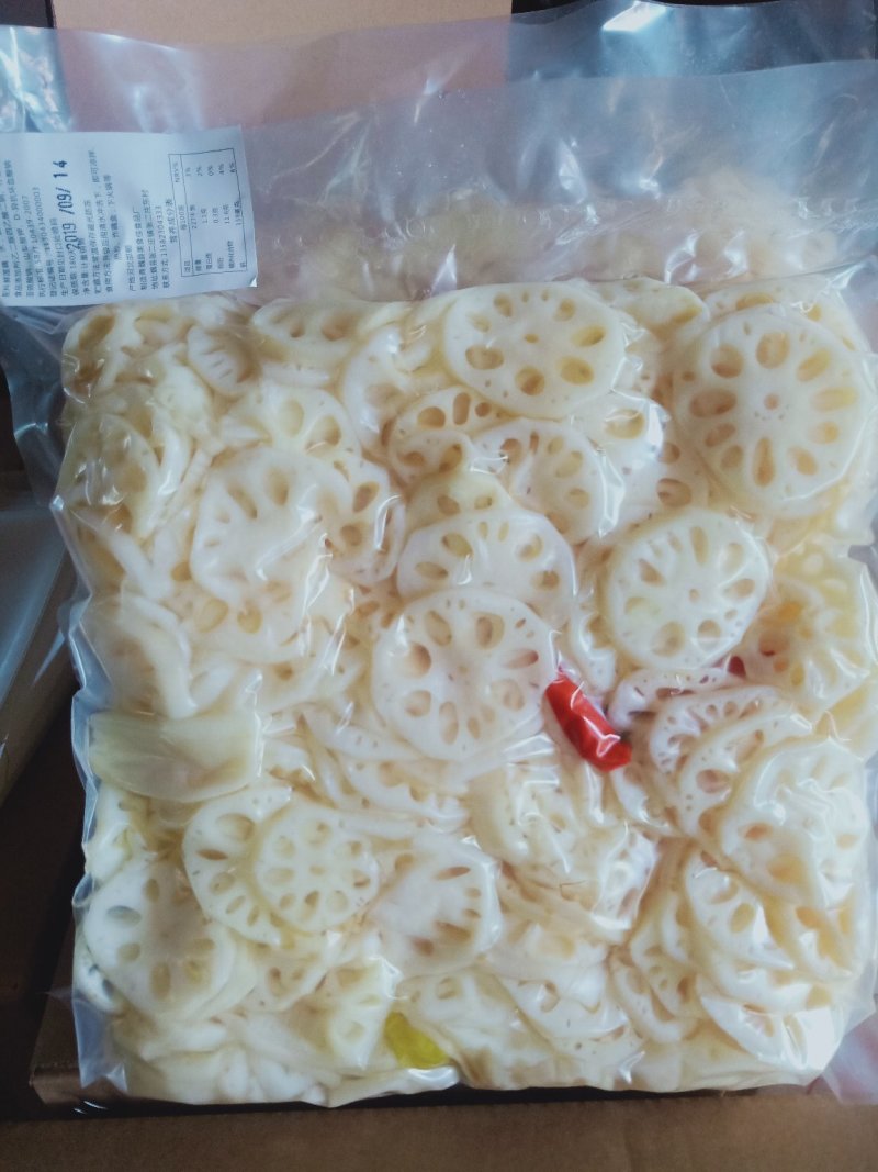 糖醋藕片泡椒藕片酒店凉菜