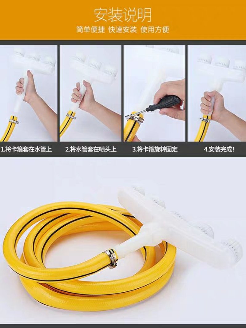 浇地浇水神器浇菜农用喷头水泵浇水机塑料大流量洒水大棚