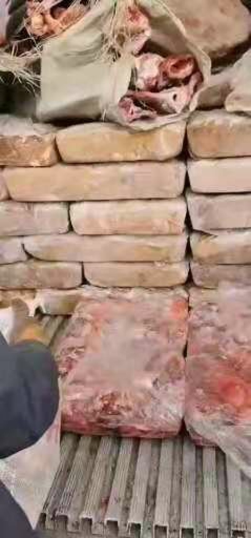 蒙古马肉，马板肠自己清洗无渣