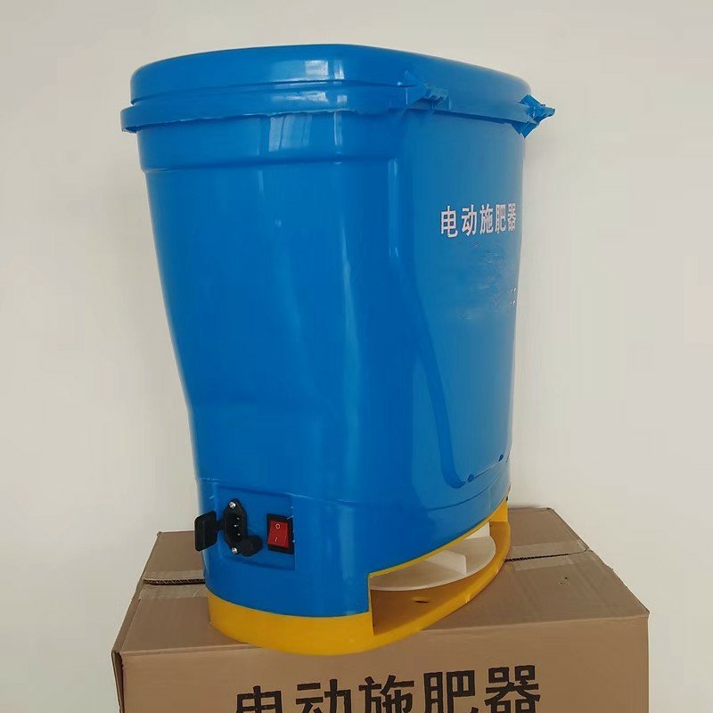 新型便携式电动施肥器养殖场专用电动鱼塘投饵机