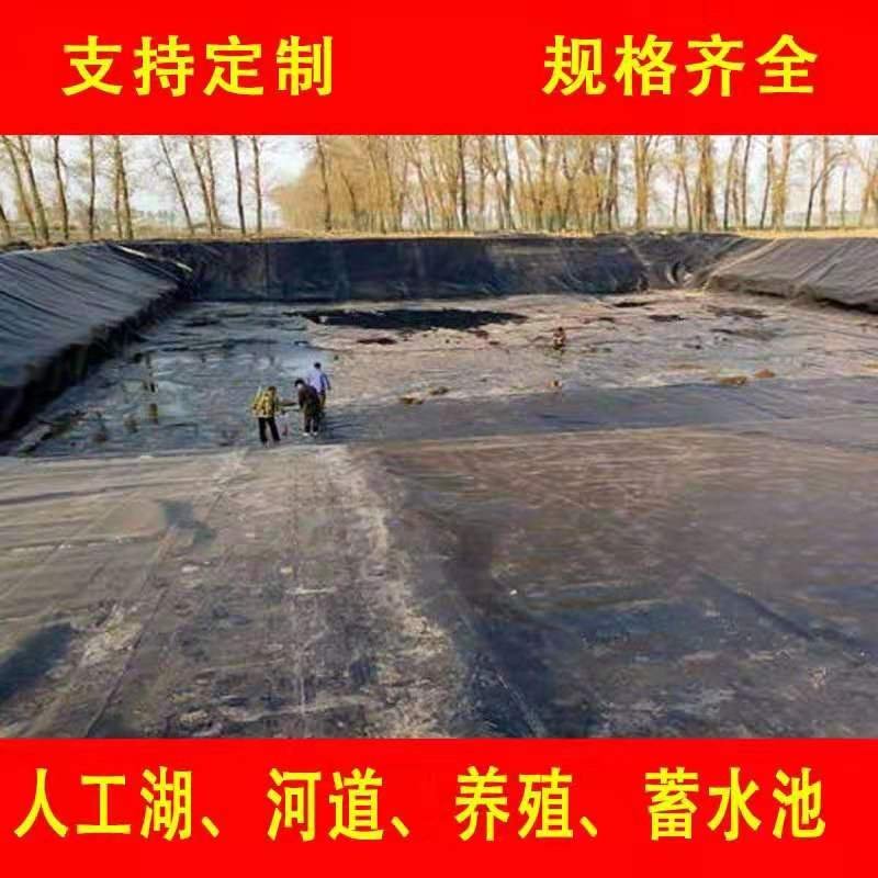 防渗黑膜加厚养殖膜鱼池防水布庭院水库鱼塘特厚黑塑料