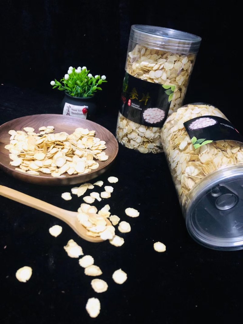 西洋参片花旗参片0.6-1.2规格，源产地批发一手货源
