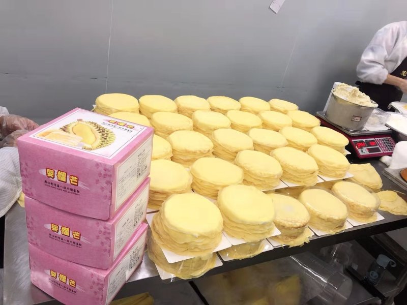 超级无敌爆款榴莲千层厂家直销