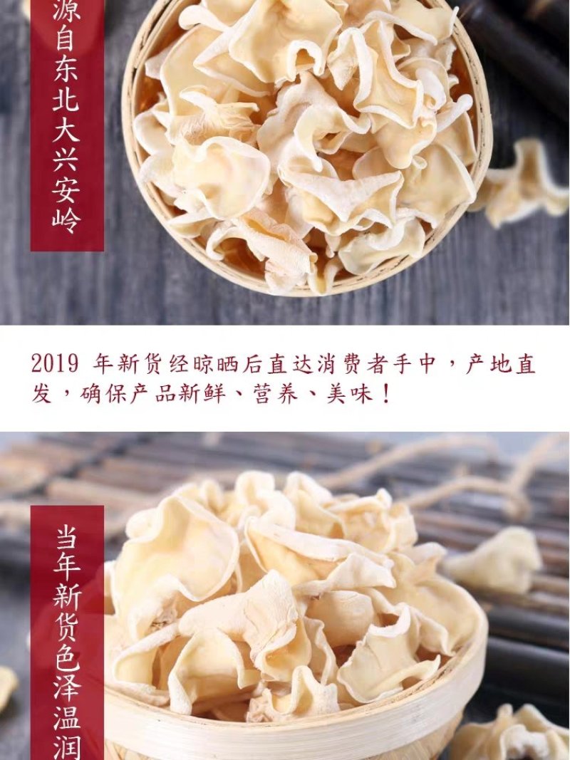 大兴安岭白玉木耳一件代发