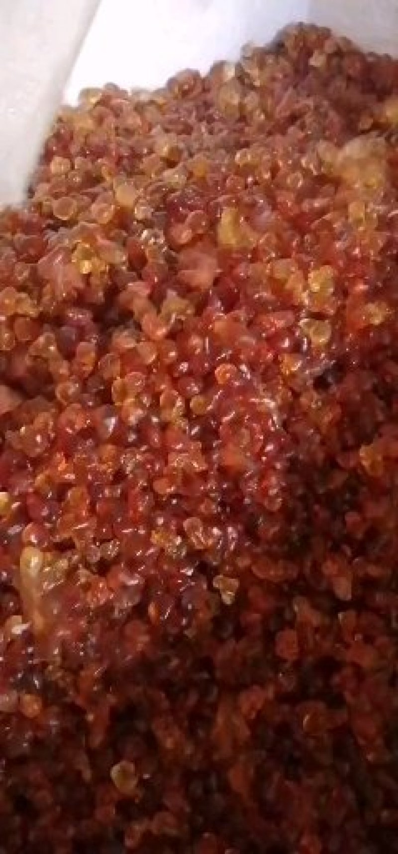 机磨颗粒桃胶水洗颗粒桃胶