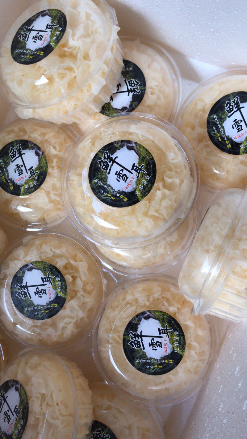 食用菌，高山流水，新鲜银耳，各种新鲜菌类