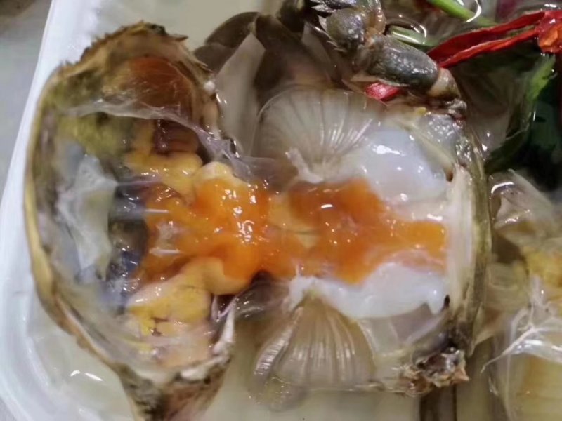 丹东特产腌制花盖蟹酱蟹小螃蟹500克即食