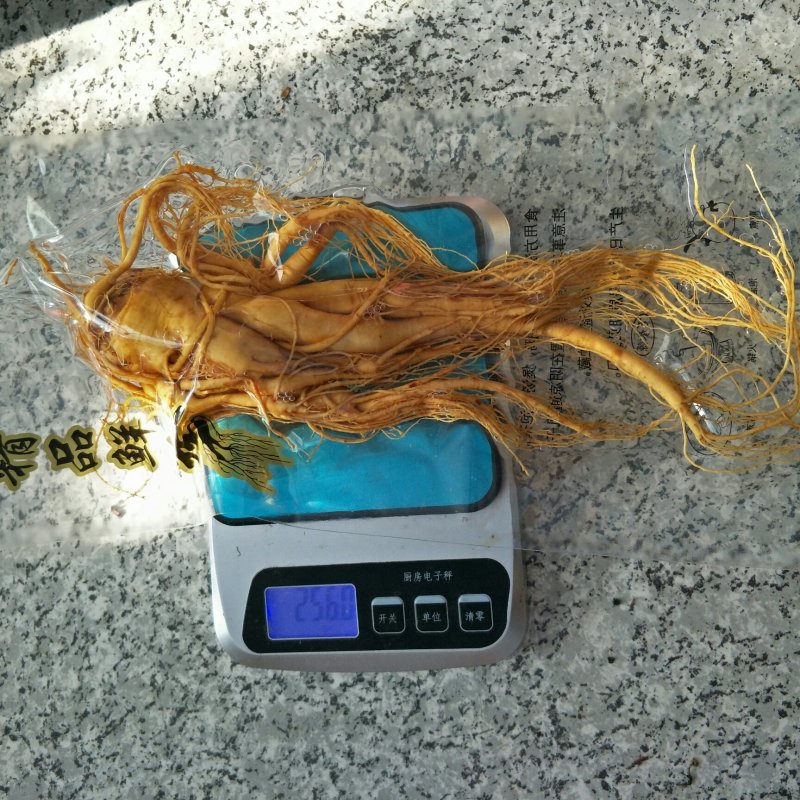 人参:长白山高年头精品大个头保鲜人参包邮