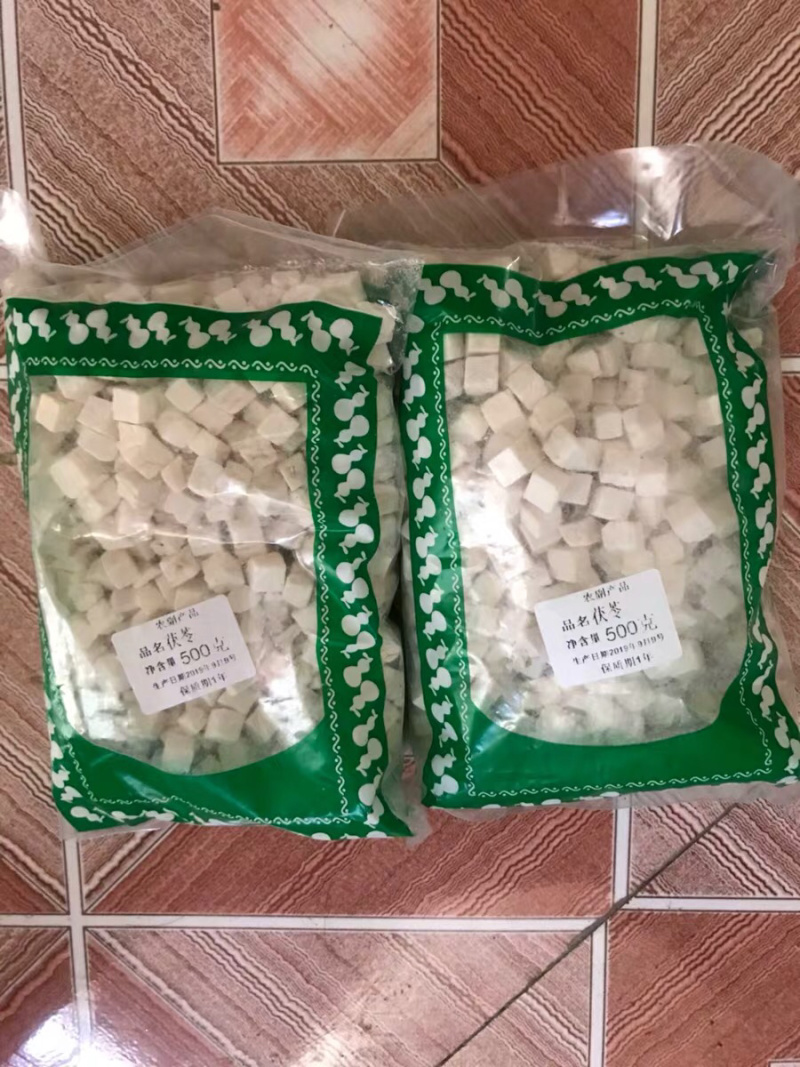 白茯苓块🍓白茯苓茯苓片茯苓丁云苓