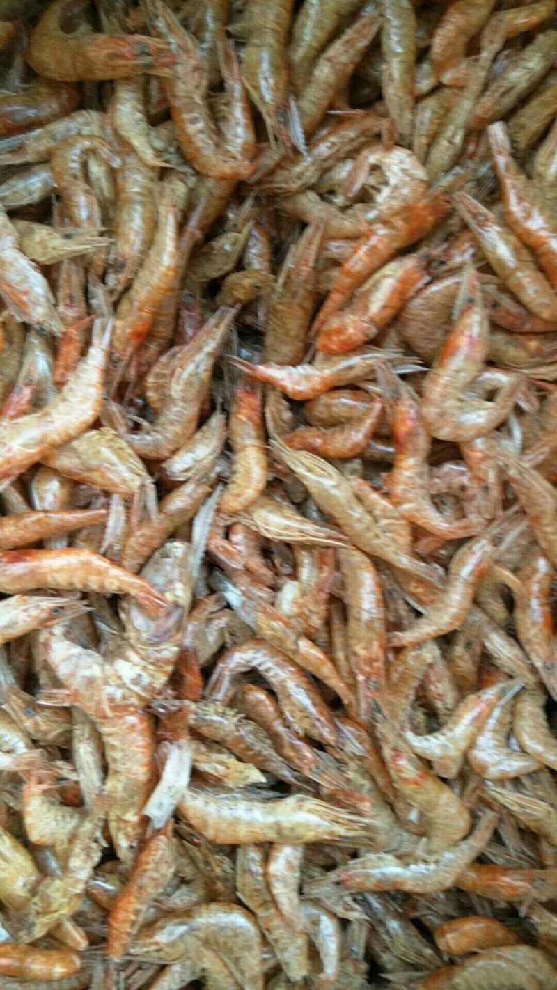 天然晾晒大红虾，颜色好看，好吃美味，下锅变红好吃补钙