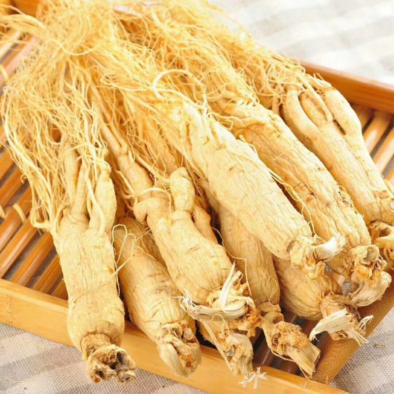 长白山人参全须生晒参白参普通货六年参龄自用