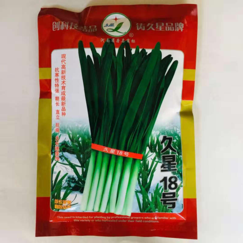 久星16久星18号韭菜种子不易干尖耐贮运叶片肥厚不休眠