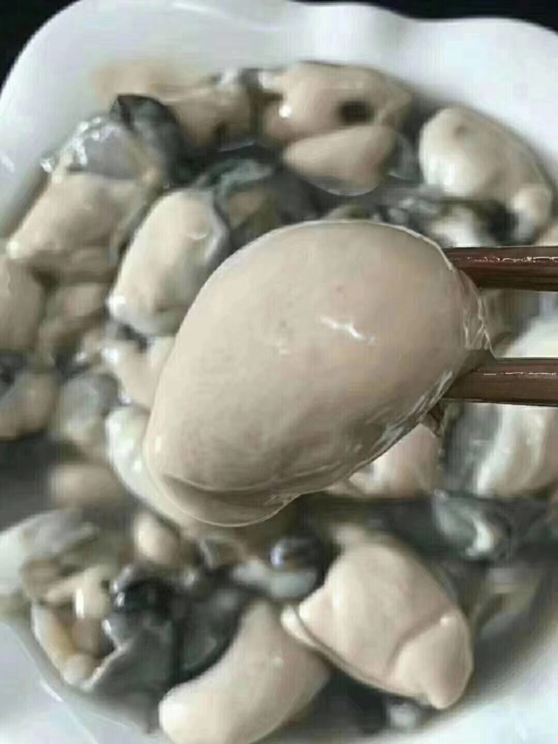 新鲜现剥生蚝肉，现剥生蚝肉