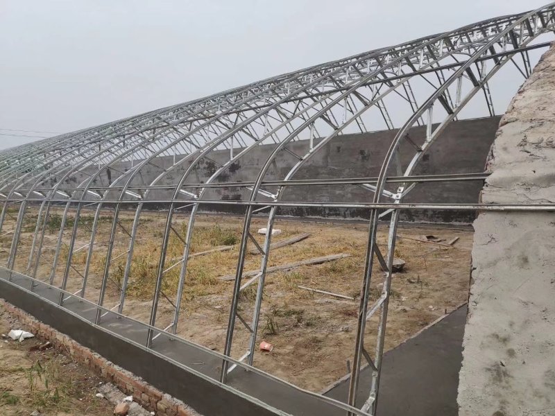大棚骨架双膜骨架80型保温效果好抗风抗雪新型骨架