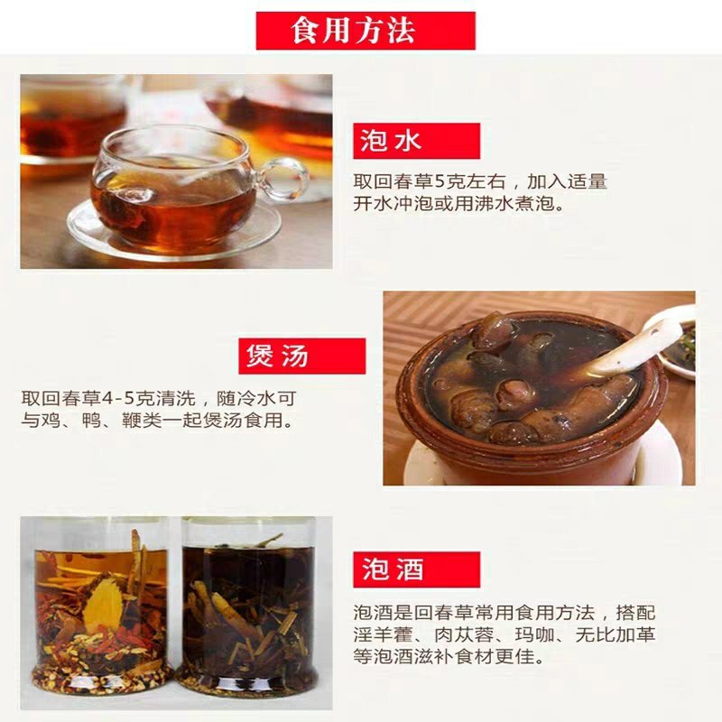 回春草干品草苁蓉顶天柱泡酒料