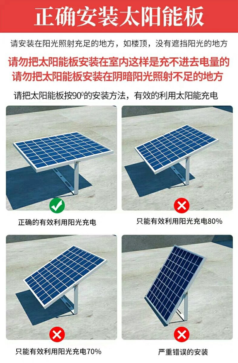 太阳能灯户外庭院灯新农村100w室内家用超亮投光灯乡村防