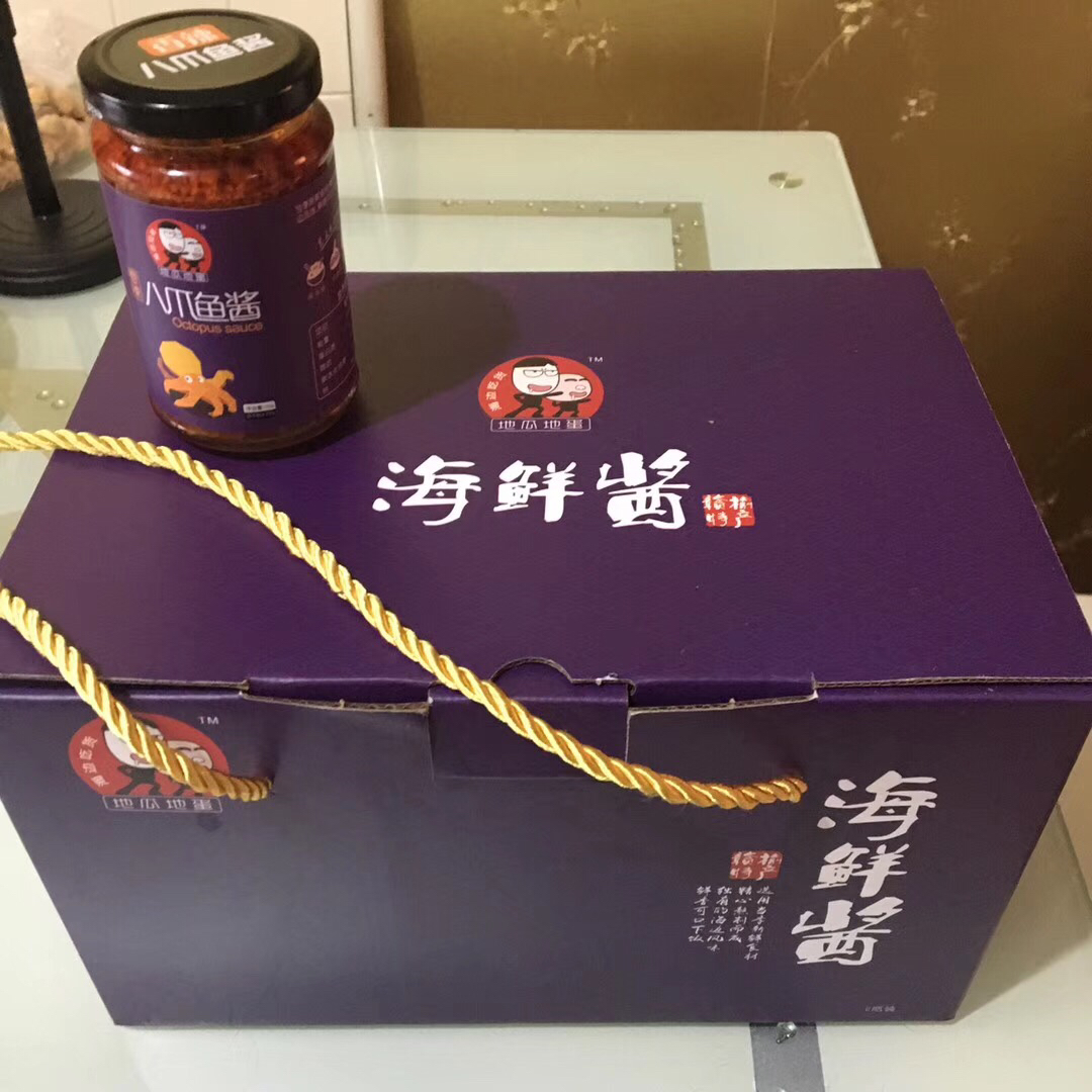 八爪鱼酱7元一瓶,海鲜酱,即食海鲜酱