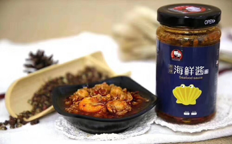 八爪鱼酱7元一瓶，海鲜酱，即食海鲜酱