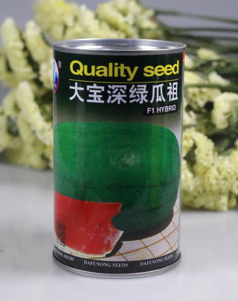 特大绿皮西瓜种子深绿瓜祖高产巨宝瓜种红瓤少籽皮薄耐裂春季