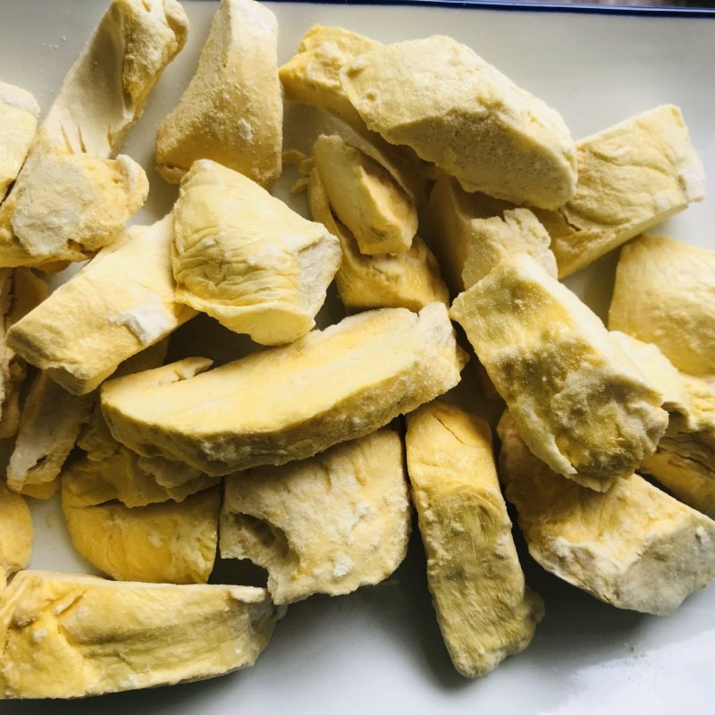 源头工厂批发品质泰国冻干榴莲干500g装金枕头榴莲2斤装