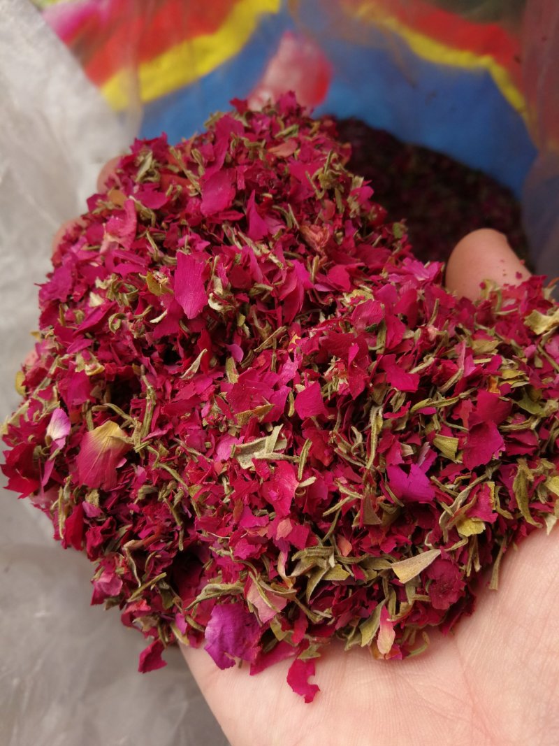 玫瑰花茶玫瑰花瓣玫瑰花碎玫瑰花干可泡茶可做鲜花饼