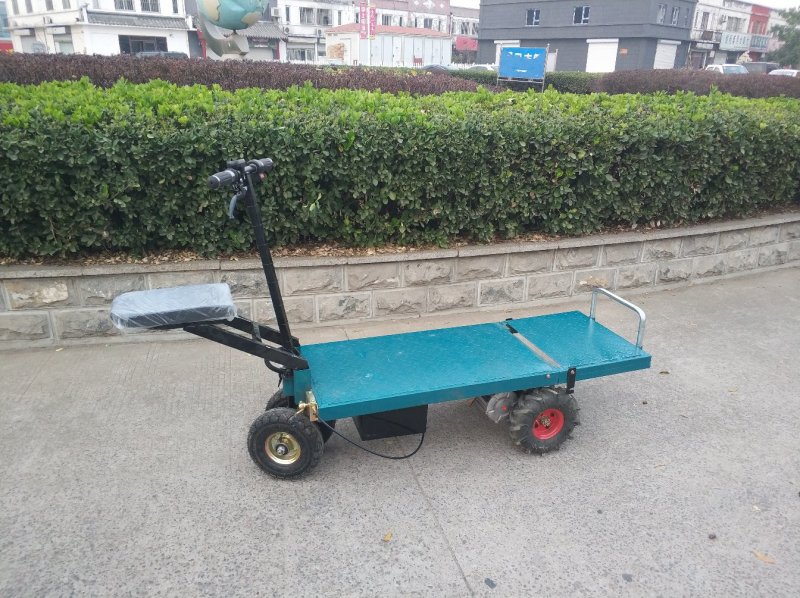 电动平板运输车拉货搬运车蔬菜大棚超市工地运输车可定制