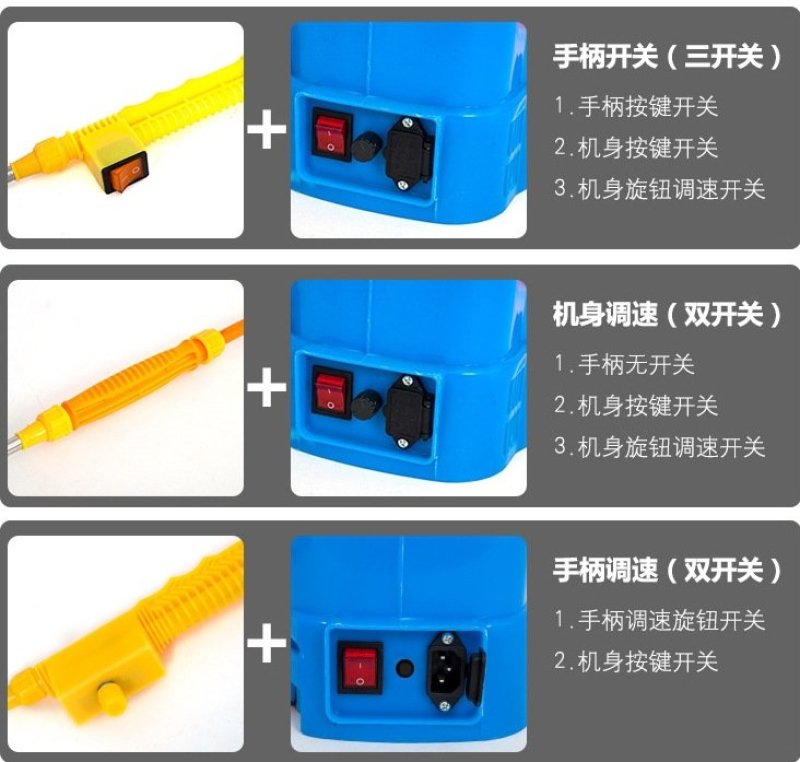 背负式电动喷雾器18L/20升送风筒电动打药防疫消毒机