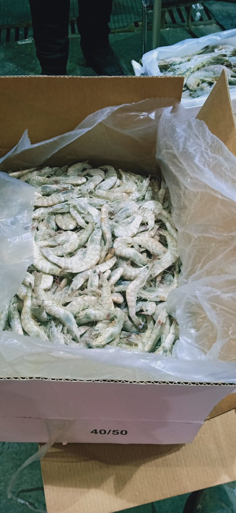 散装盐冻大虾，适合饭店超市和市场散卖