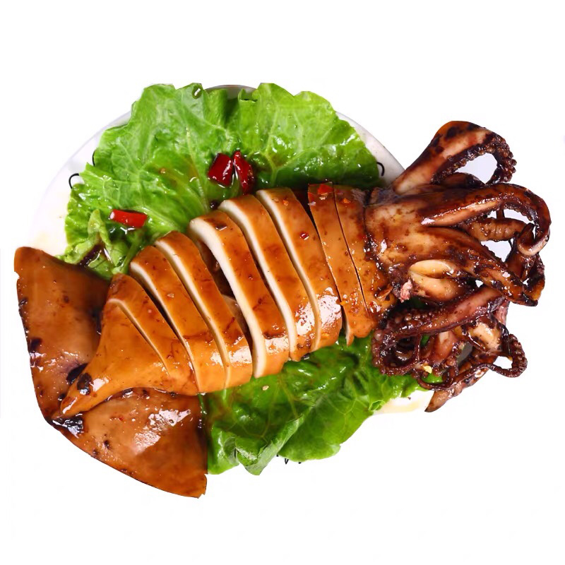 熟食大鱿鱼香辣大鱿鱼开袋即食
