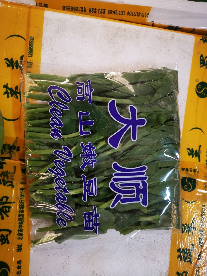 加工尖，豆苗