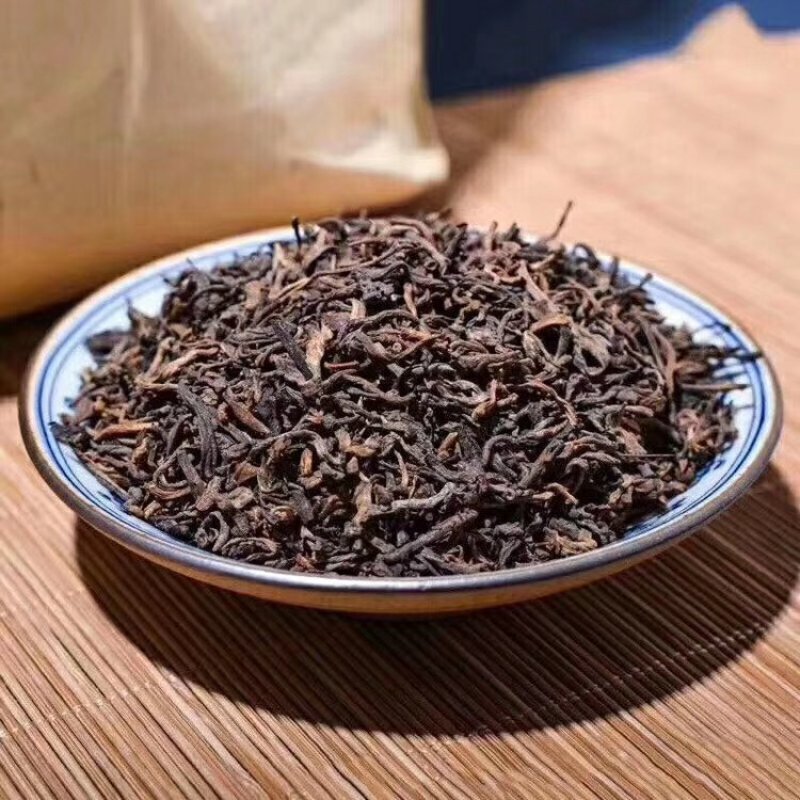 金芽普洱熟茶十年老茶木箱礼盒装500克包邮