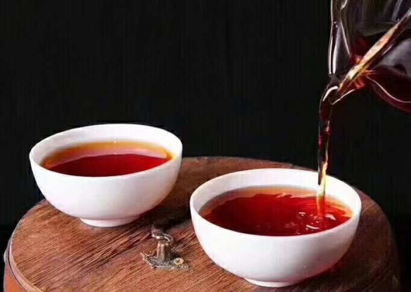 金芽普洱熟茶十年老茶木箱礼盒装500克包邮