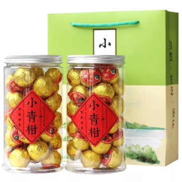正宗新会小青柑普洱茶陈皮普洱茶五年宫廷熟茶柑普茶