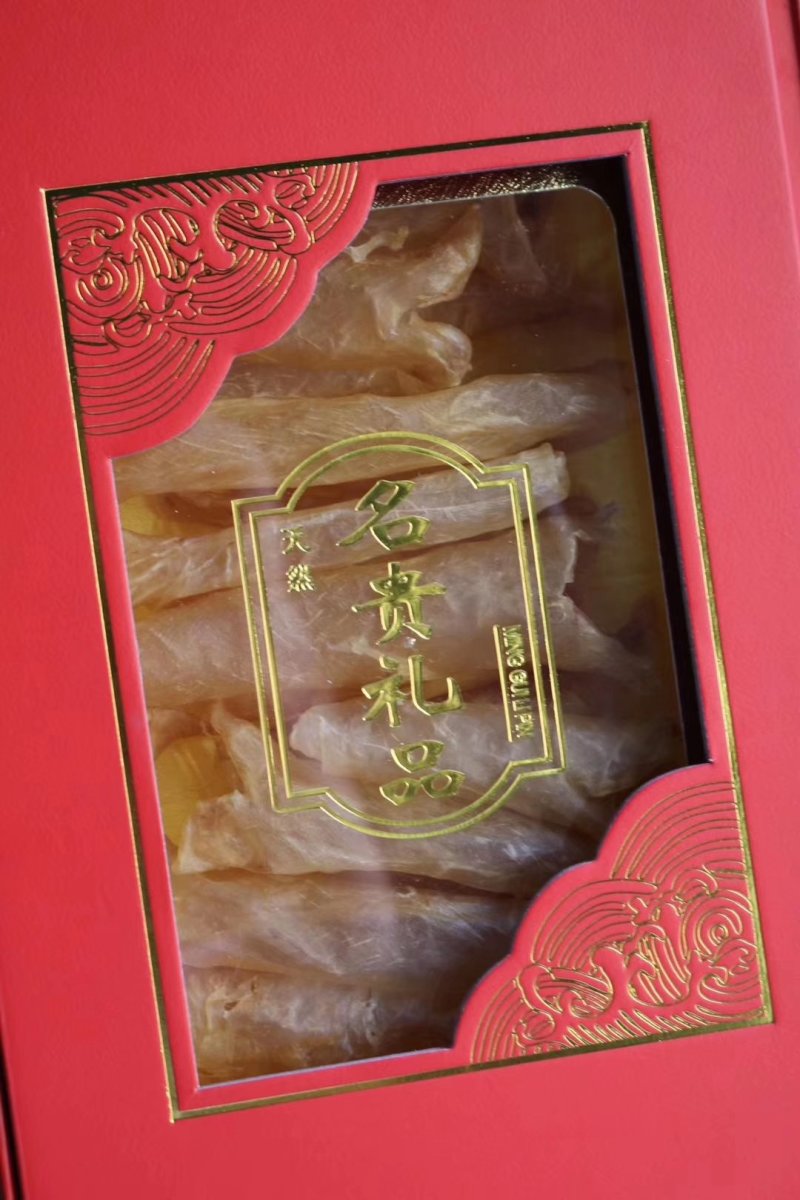 精选双拼礼盒黄花胶羊肚菌礼盒套装