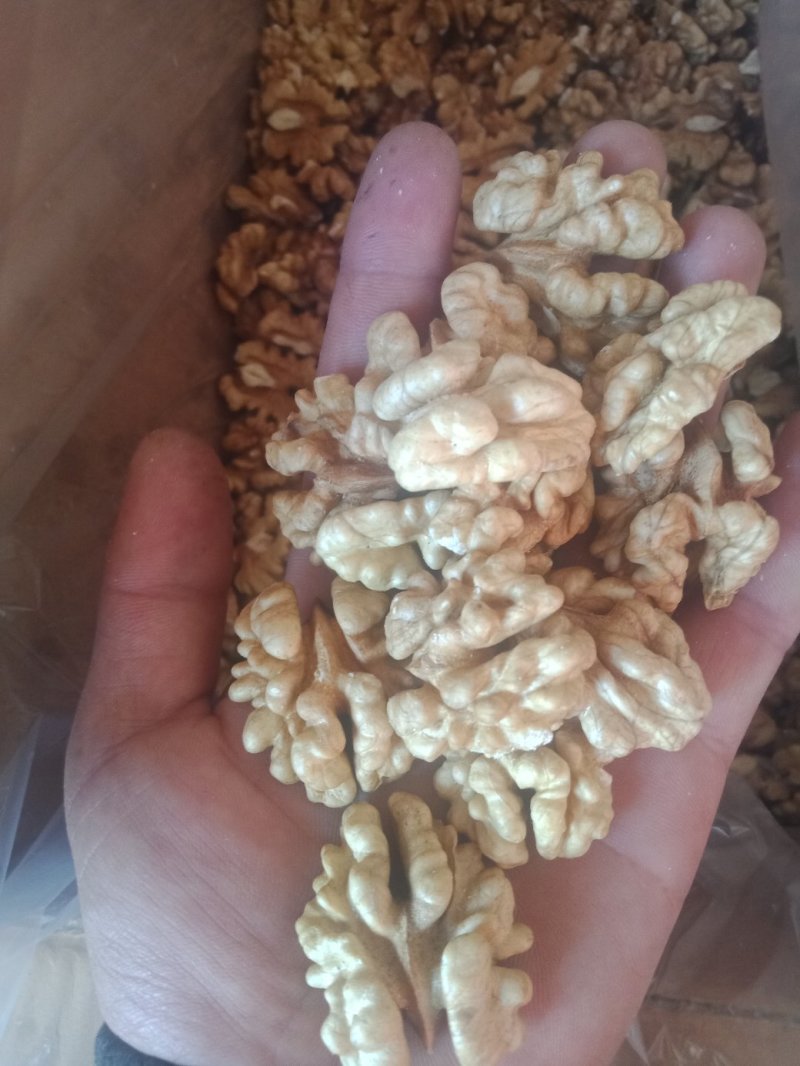 核桃仁，今年新鲜的，原色，原味儿，自然没加工