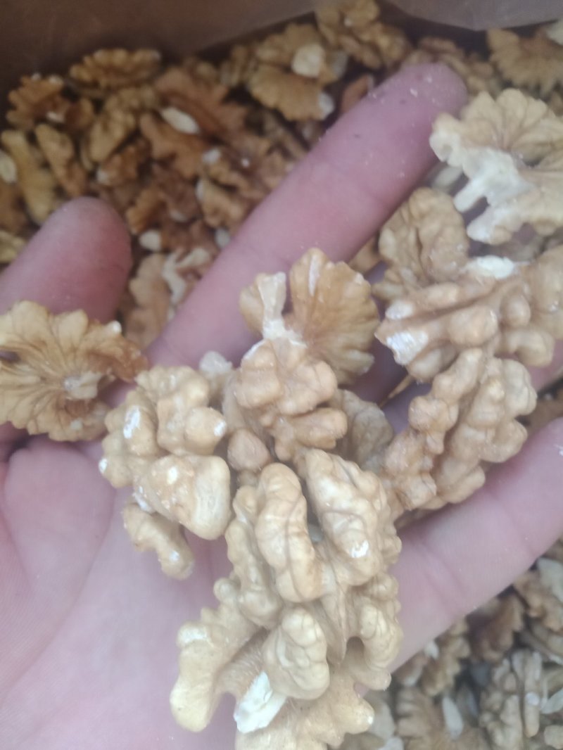 核桃仁，今年新鲜的，原色，原味儿，自然没加工