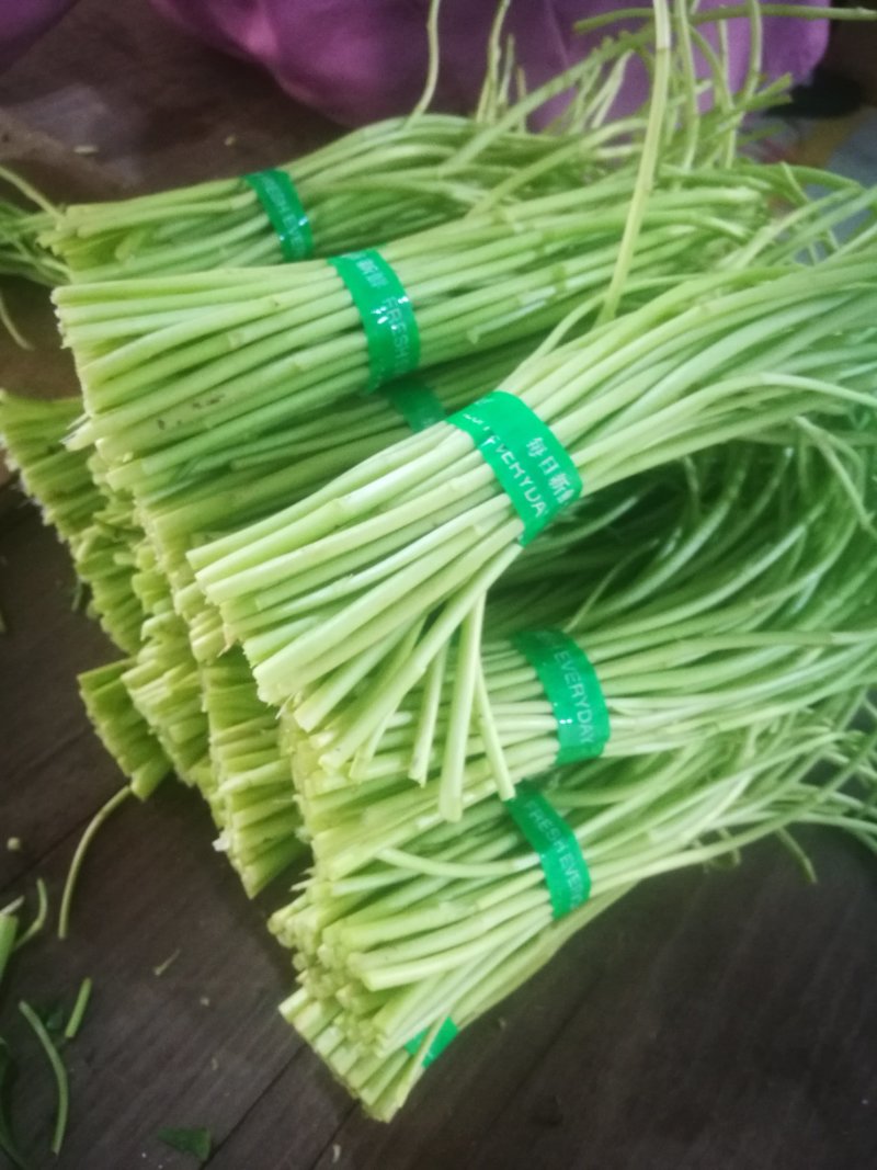 藜蒿新鲜去叶去老根大量批发