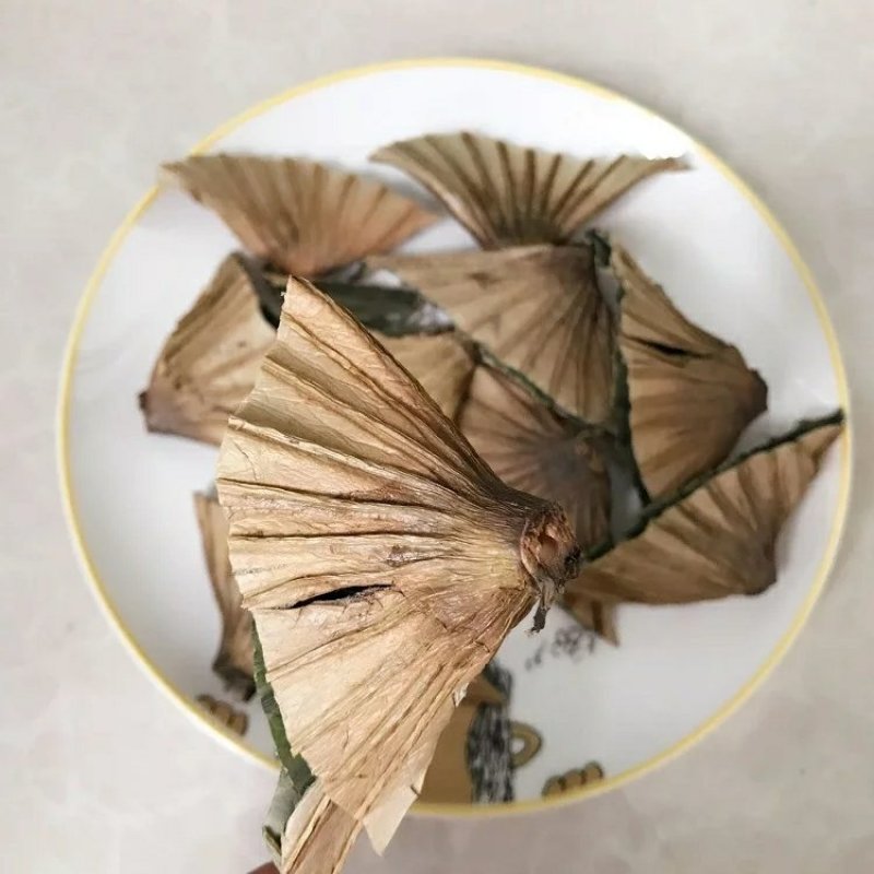 荷蒂荷叶蒂无硫净货保正品批发零售冷背中药材